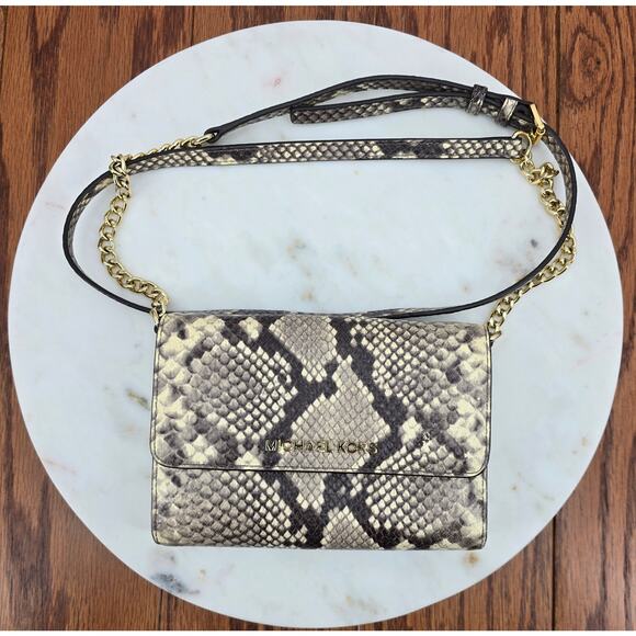 Michael KorsJ et Set Snakeskin Chain Purse - Picture 1 of 8